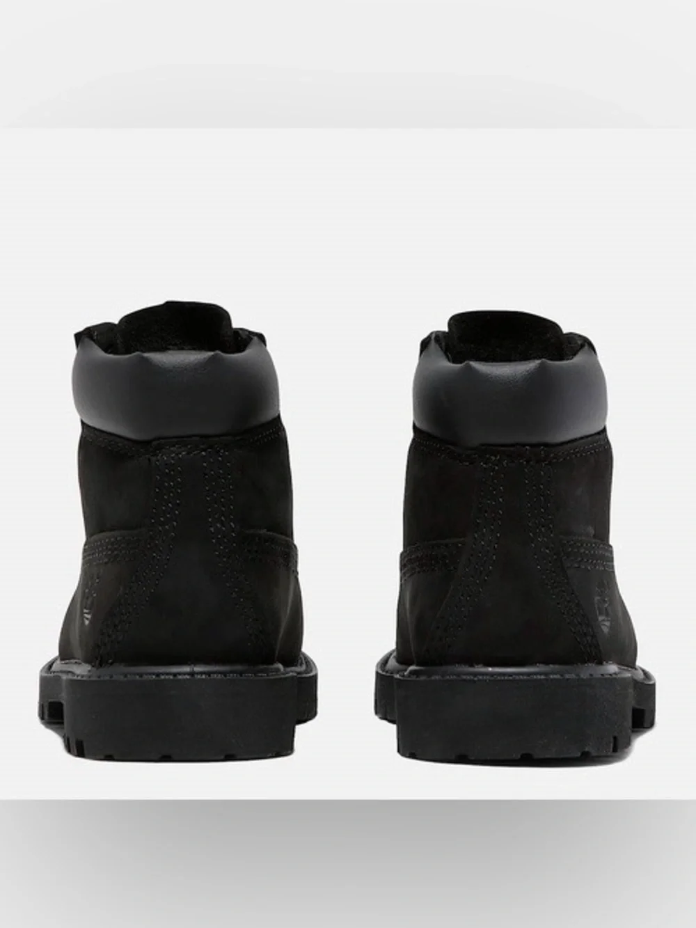 Black Lace-Up Lug Sole Boots